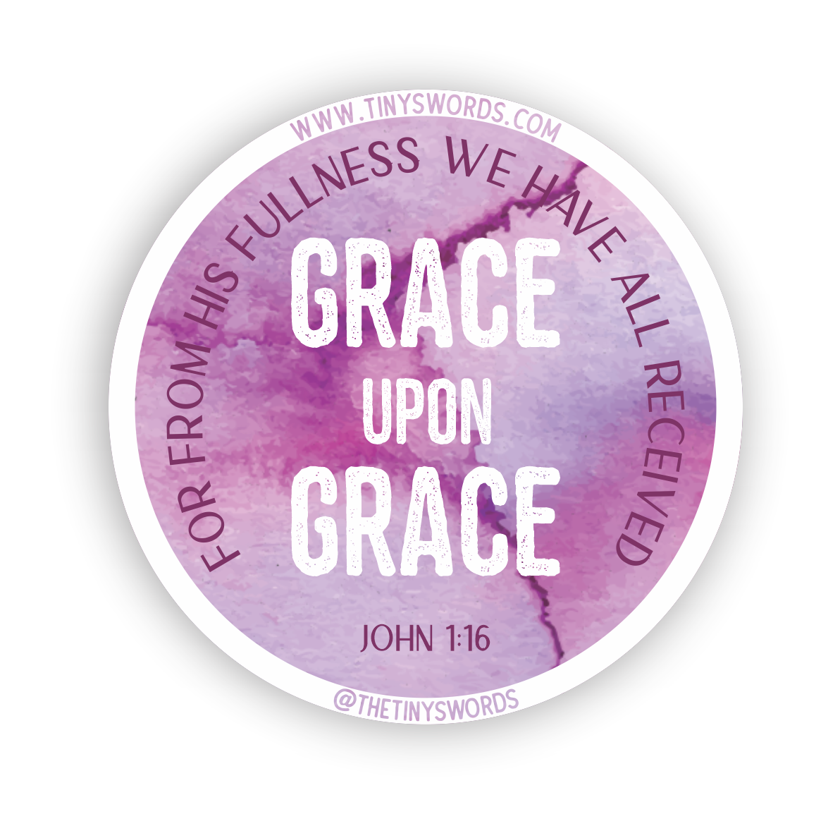 John 1:16 Sticker